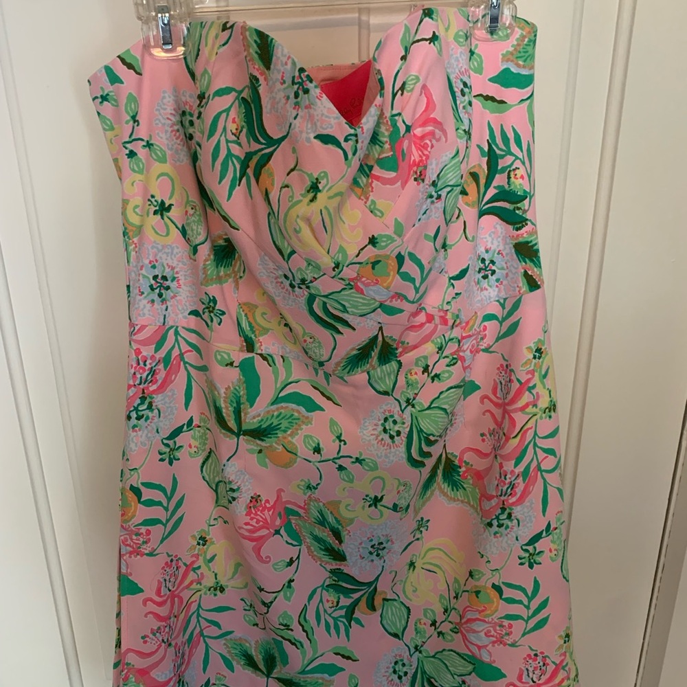 Lilly Pulitzer Kylo Skirted Romper in Amore Spritzer